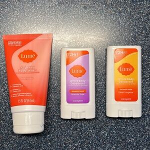 LUME Deodorant & Body Wash - Travel Size